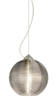 Besa Kristall 8 Pendant Satin Nickel Smoke 1x9W LED (127|1KX-461602-LED-SN)
