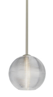Besa Kristall 8 Pendant Satin Nickel Clear 1x9W LED (127|1TT-461600-LED-SN)