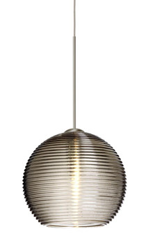 Besa Pendant Kristall 6 Satin Nickel Smoke 1x5W LED (127|1XC-461502-LED-SN)