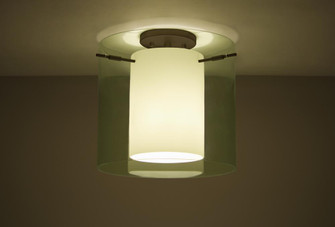 Besa Ceiling Pahu 12 Bronze Transparent Olive/Opal 1x100W Medium Base (127|1KM-L18407-BR)