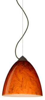 Besa Vila Cable Pendant Bronze Habanero 1x60W Medium Base (127|1KX-4470HB-BR)
