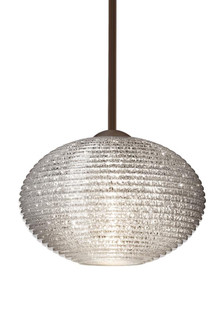 Besa Stem Pendant Pape 12 Bronze Glitter 1x100W Medium Base (127|1TT-4913GL-BR)