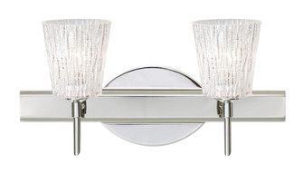 Besa Wall Nico 4 Chrome Glitter Stone 2x40W G9 (127|2SW-5125GL-CR)