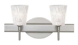 Besa Wall Nico 4 Satin Nickel Glitter Stone 2x40W G9 (127|2SW-5125GL-SN)