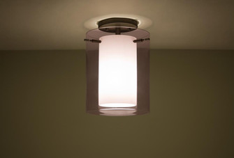 Besa Ceiling Pahu 8 Bronze Transparent Amethyst/Opal 1x11W LED (127|1KM-A00607-LED-BR)