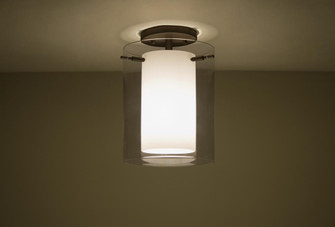 Besa Ceiling Pahu 8 Bronze Transparent Smoke/Opal 1x11W LED (127|1KM-S00607-LED-BR)