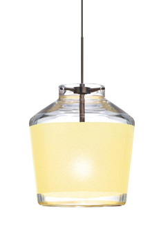 Besa Pendant Pica 6 Bronze Creme Sand 1x5W LED (127|1XC-PIC6CR-LED-BR)