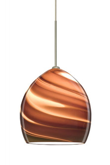 Besa Pendant Sprite Satin Nickel Smoke Twist 1x5W LED (127|1XT-1716SK-LED-SN)