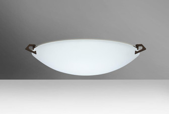 Besa Ceiling Sonya 17 Bronze Satin White 2x11W LED (127|841825-LED-BR)