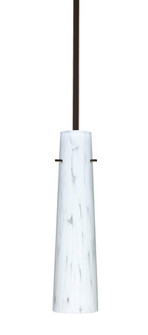 Besa Camino Stem Pendant Bronze Carrera 1x40W Halogen (127|1TT-567419-HAL-BR)