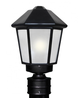 Costaluz 3272 Series Post Black 1x75W A19 (127|327257-POST-FR)