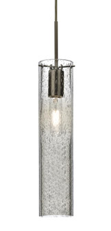 Besa, Juni 16 Cord Pendant, Clear Bubble, Bronze, 1x60W Medium Base (127|1JC-JUNI16CL-BR)