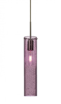 Besa, Juni 16 Cord Pendant, Plum Bubble, Bronze, 1x60W Medium Base (127|1JC-JUNI16PL-BR)