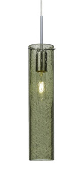 Besa, Juni 16 Cord Pendant, Moss Bubble, Satin Nickel, 1x60W Medium Base (127|1JT-JUNI16MS-SN)