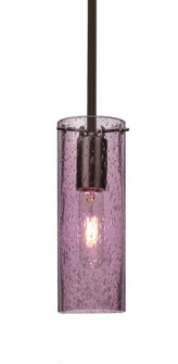 Besa, Juni 10 Stem Pendant, Plum Bubble, Bronze, 1x60W Medium Base (127|1TT-JUNI10PL-BR)