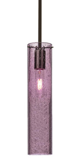 Besa, Juni 16 Stem Pendant, Plum Bubble, Bronze, 1x60W Medium Base (127|1TT-JUNI16PL-BR)