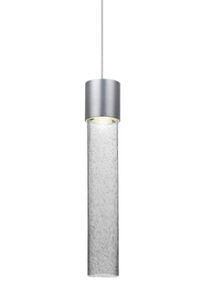 Besa, Wanda 12 Cord Pendant, Clear Bubble, Satin Nickel Finish, 1x3W LED (127|1XT-WAND12CL-LED-SN)