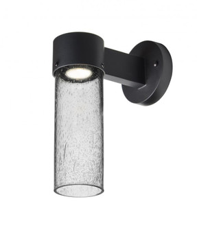 Besa, Juni 10 Outdoor Sconce, Clear Bubble, Black Finish, 1x4W LED (127|JUNI10CL-WALL-LED-BK)