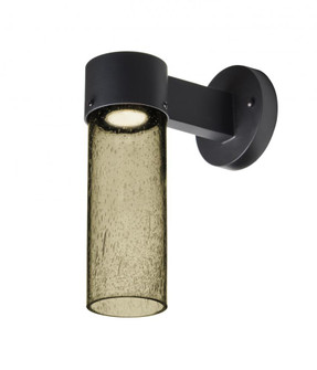 Besa, Juni 10 Outdoor Sconce, Latte Bubble, Black Finish, 1x4W LED (127|JUNI10LT-WALL-LED-BK)