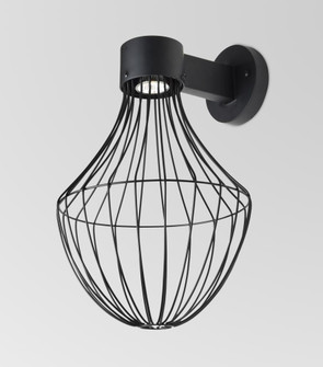 Besa, Sultana Flare Wall Sconce, Black Finish, 1x4W LED (127|SULTANA-F-WALL-LED-BK)