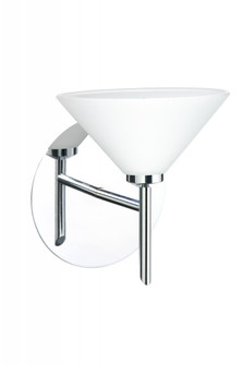 Besa Wall Kona Chrome White 1x5W LED (127|1SW-117607-LED-CR)