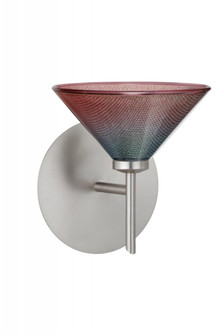Besa Wall Kona Satin Nickel Bi-Color 1x5W LED (127|1SW-117691-LED-SN)