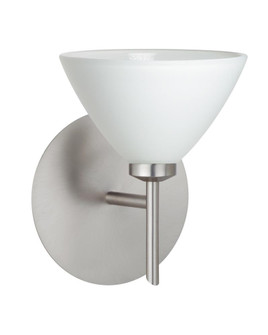 Besa Wall Domi Satin Nickel White 1x5W LED (127|1SW-174307-LED-SN)