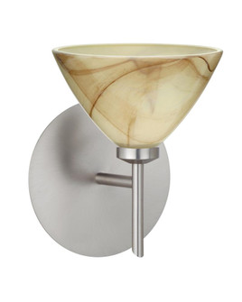 Besa Wall Domi Satin Nickel Mocha 1x5W LED (127|1SW-174383-LED-SN)