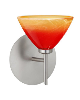 Besa Wall Domi Satin Nickel Solare 1x5W LED (127|1SW-1743SL-LED-SN)