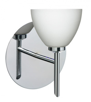 Besa Divi Wall 1SW Opal Matte Chrome 1x5W LED (127|1SW-185807-LED-CR)