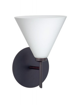 Besa Wall Kani Bronze Opal Matte 1x5W LED (127|1SW-512107-LED-BR)