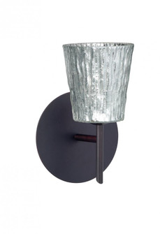 Besa Wall Nico 4 Bronze Stone Silver Foil 1x5W LED (127|1SW-5125SF-LED-BR)