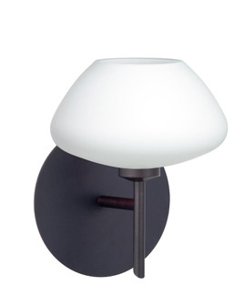 Besa Wall Peri Bronze Opal Matte 1x5W LED (127|1SW-541007-LED-BR)