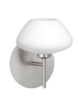 Besa Wall Peri Satin Nickel Opal Matte 1x5W LED (127|1SW-541007-LED-SN)