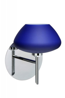 Besa Wall Peri Chrome Blue Matte 1x5W LED (127|1SW-541087-LED-CR)