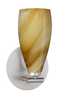 Besa Wall Karli Satin Nickel Honey 1x5W LED (127|1SX-7198HN-LED-SN)