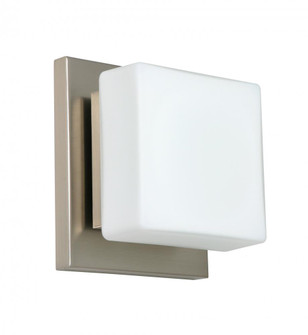 Besa Wall Alex Satin Nickel Opal Matte 1x5W LED (127|1WS-773507-LED-SN)