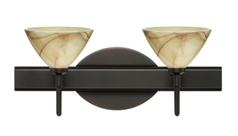 Besa Wall Domi Bronze Mocha 2x5W LED (127|2SW-174383-LED-BR)