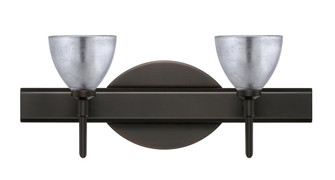 Besa Divi Wall 2SW Silver Foil Bronze 2x5W LED (127|2SW-1758SF-LED-BR)