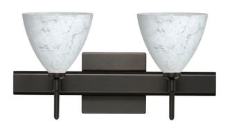Besa Wall With SQ Canopy Mia Bronze Carrera 2x5W LED (127|2SW-177919-LED-BR-SQ)
