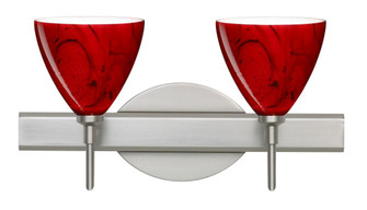 Besa Wall Mia Satin Nickel Magma 2x5W LED (127|2SW-1779MA-LED-SN)