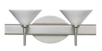 Besa Wall Kona Satin Nickel White Starpoint 2x5W LED (127|2SW-282453-LED-SN)