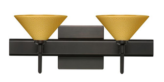 Besa Wall With SQ Canopy Kona Bronze Mango Starpoint 2x5W LED (127|2SW-282490-LED-BR-SQ)