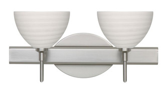 Besa Wall Brella Satin Nickel Chalk 2x5W LED (127|2SW-4679KR-LED-SN)
