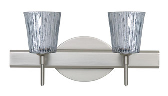 Besa Wall Nico 4 Satin Nickel Stone Silver Foil 2x5W LED (127|2SW-5125SF-LED-SN)