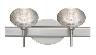 Besa Wall Lasso Satin Nickel Glitter 2x5W LED (127|2SW-5612GL-LED-SN)