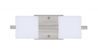 Besa Wall Alex Satin Nickel Opal Matte 2x5W LED (127|2WS-773507-LED-SN)