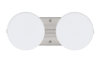 Besa Wall Ciro Satin Nickel Opal Matte 2x5W LED (127|2WS-773807-LED-SN)