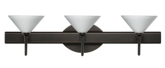 Besa Wall Kona Bronze White 3x5W LED (127|3SW-117607-LED-BR)