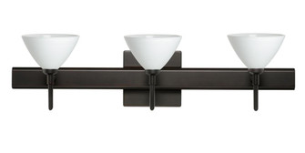 Besa Wall With SQ Canopy Domi Bronze White 3x5W LED (127|3SW-174307-LED-BR-SQ)